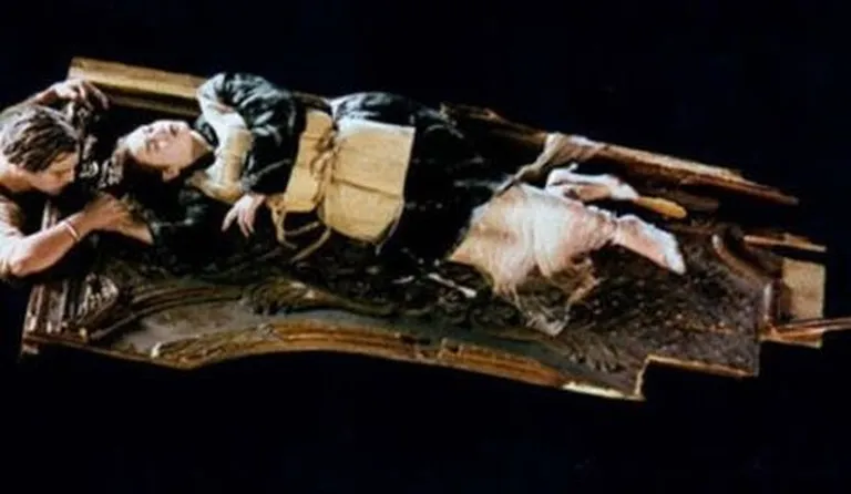 Kaader filmist «Titanic», pildil Kate Winslet ja Leonardo DiCaprio