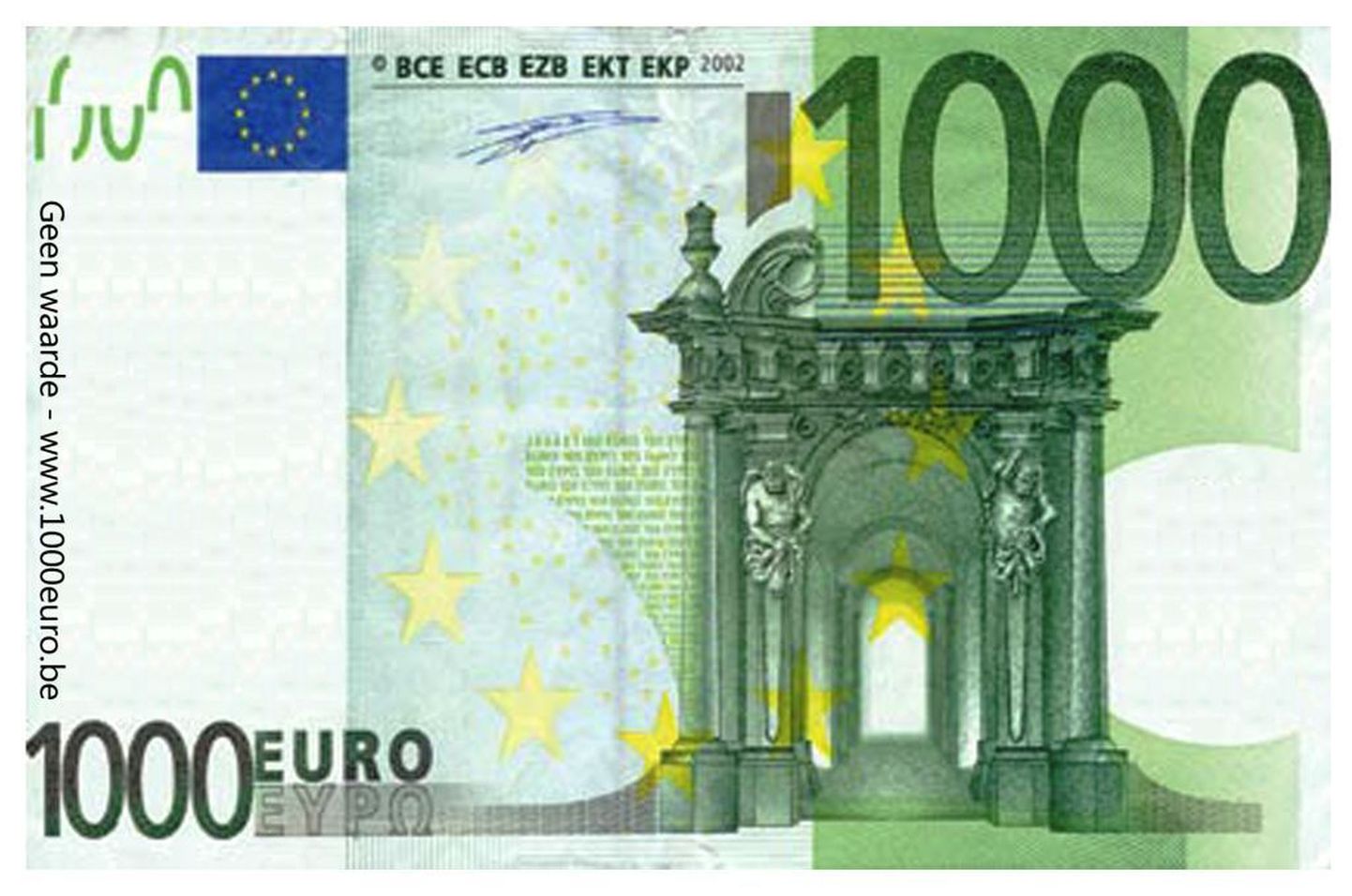Банкнота в 1000 евро