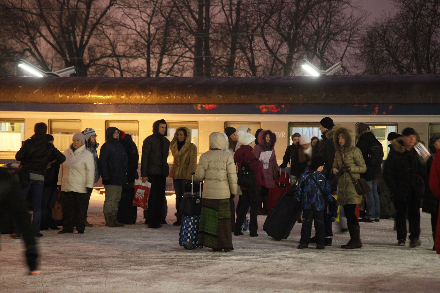 Vene turistid aastavahetuse eel Tallinnas