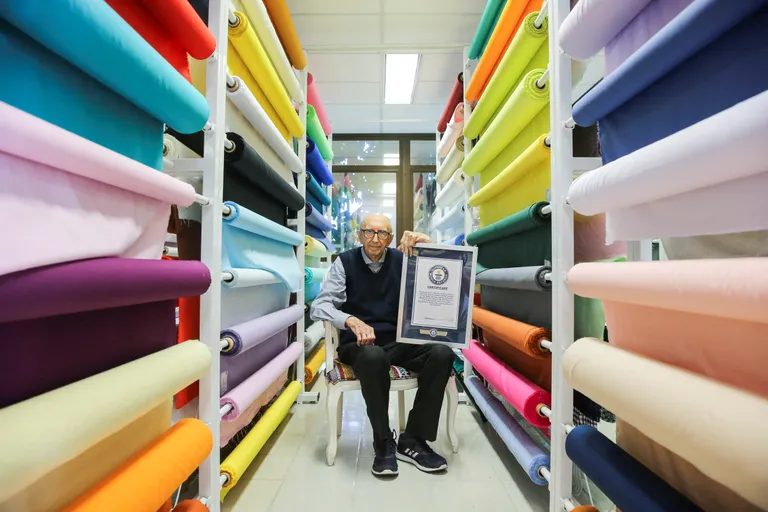 100-aastane maailmarekordiomanik Walter Orthmann.