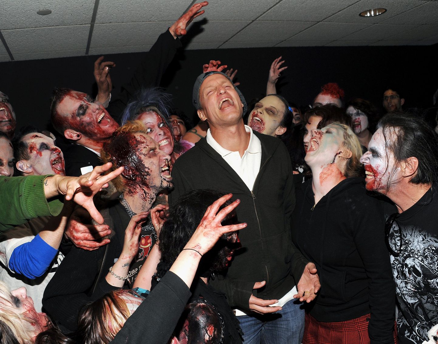 Näitleja Woody Harrelson 2009. aastal filmi «Zombieland» erilinastusel