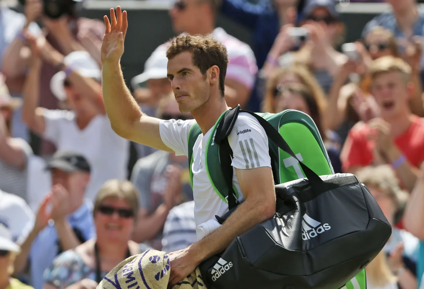 Andy Murray'd on Wimbledonil siiani edu saatnud.