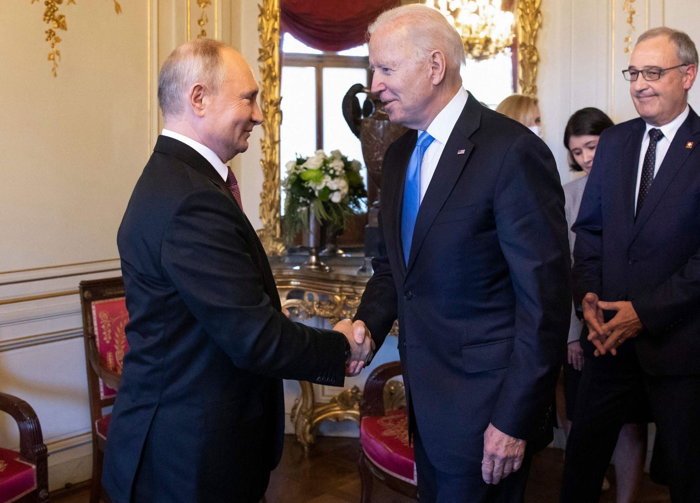 USA president Joe Biden (paremal) ja Venemaa president Vladimir Putin kohtusid 16. juunil 2021 Šveitsis Genfis, kus toimus USA-Venemaa tippkohtumine