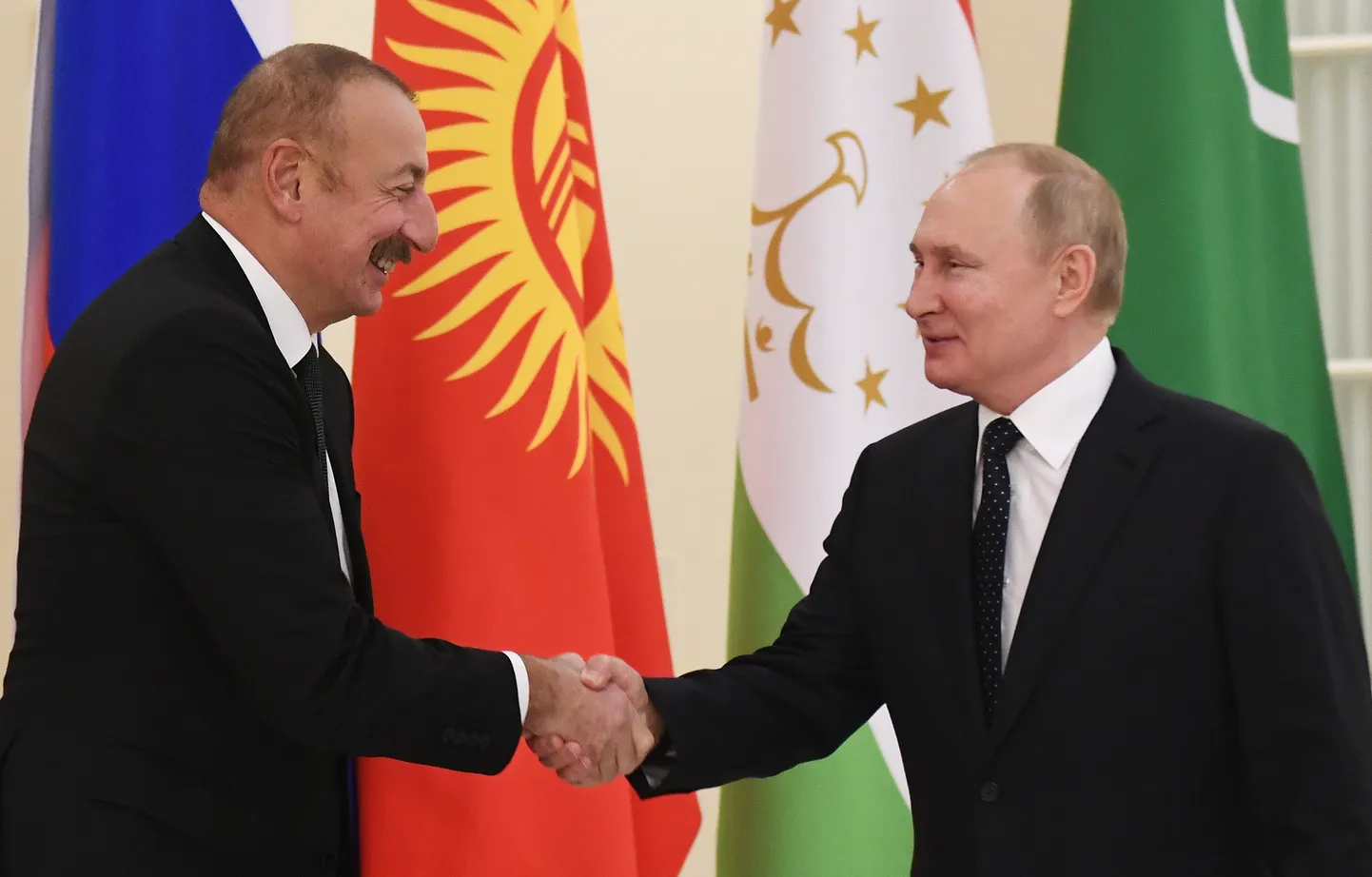 Владимир Путин и Ильхам Алиев.