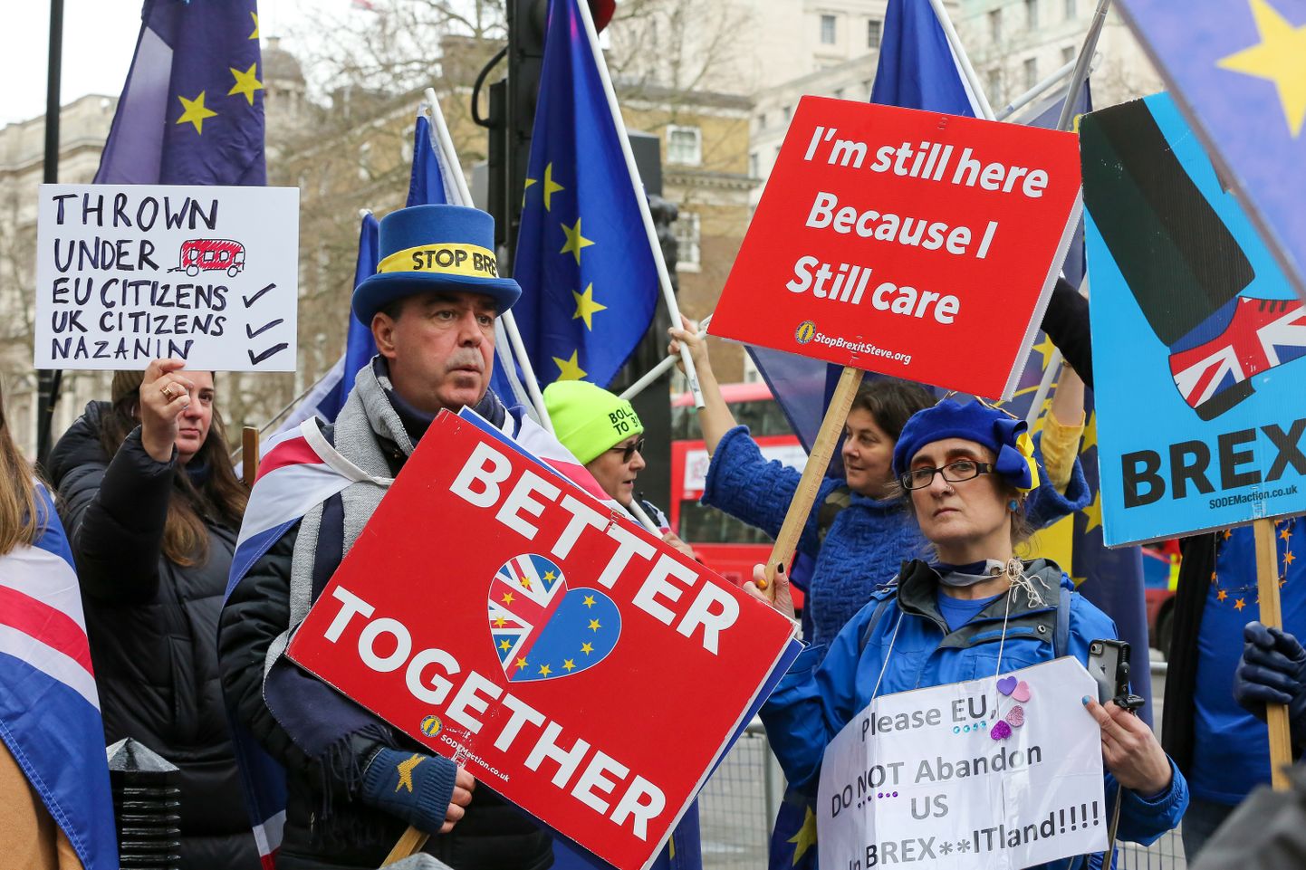 Kõigi eelduste kohaselt lahkub Suurbritannia juba jaanuari lõpus Euroopa Liidust, ent Londonis võib siiski näha Brexiti vastu protestivaid inimesi.