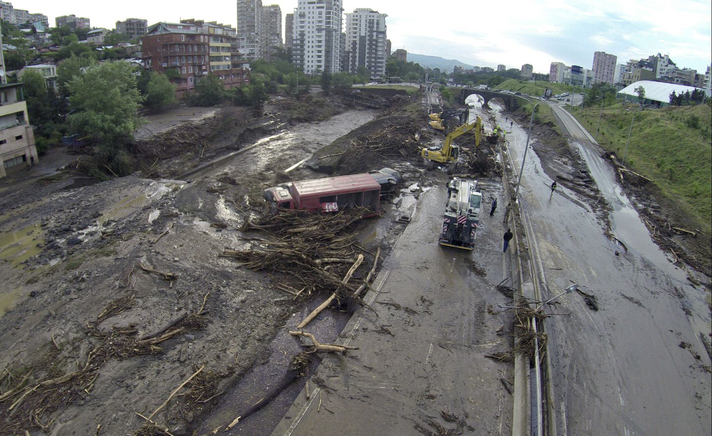 Наводнение в Тбилиси.