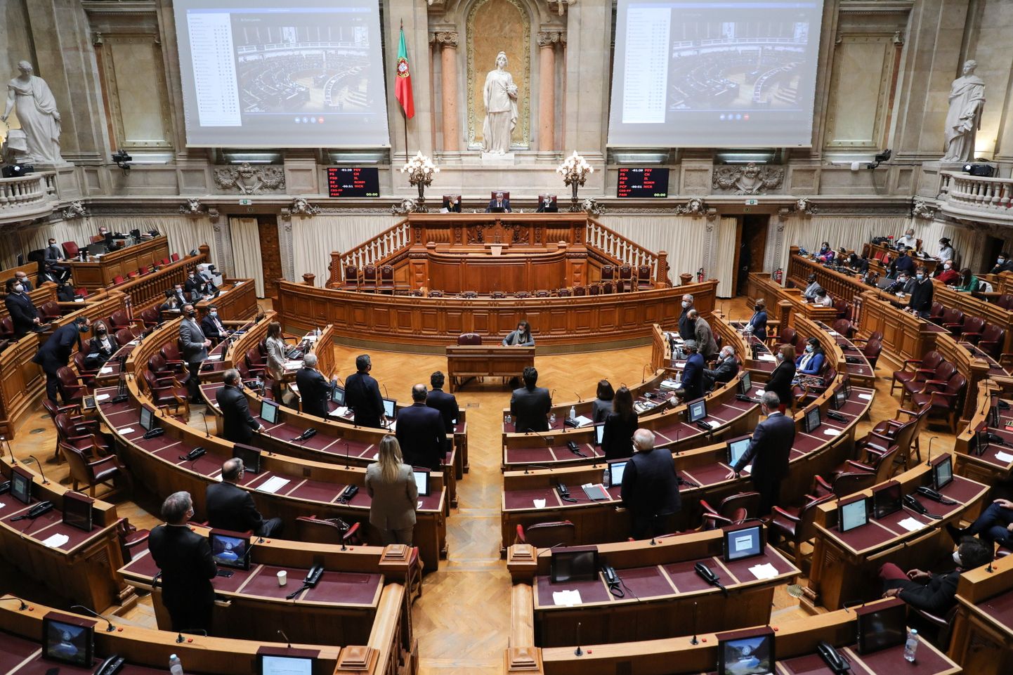 Portugali parlament Lissabonis 29. jaanuar 2021.