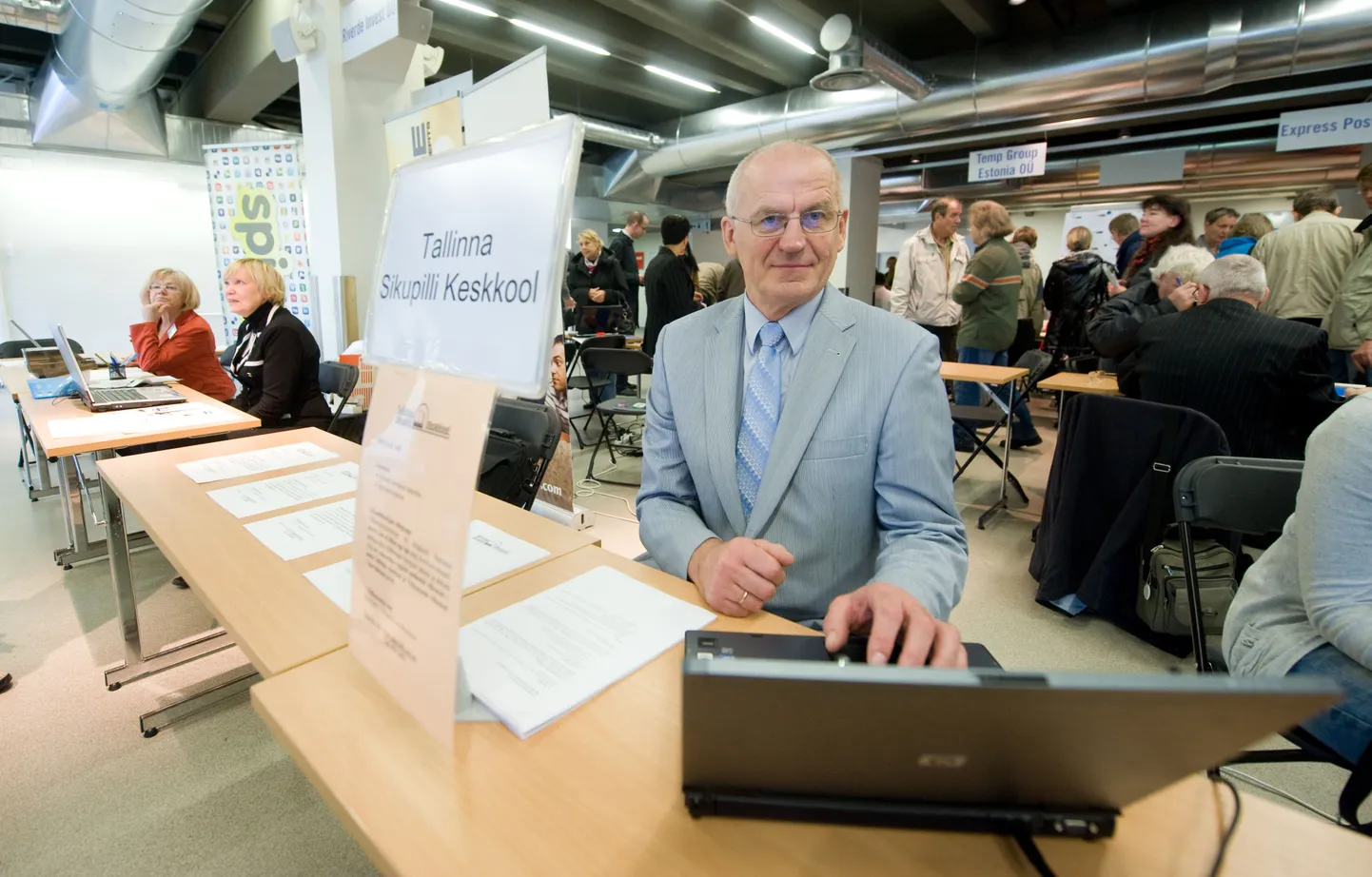 Villu Mengel hiljuti toimunud Tallinna töömessil.