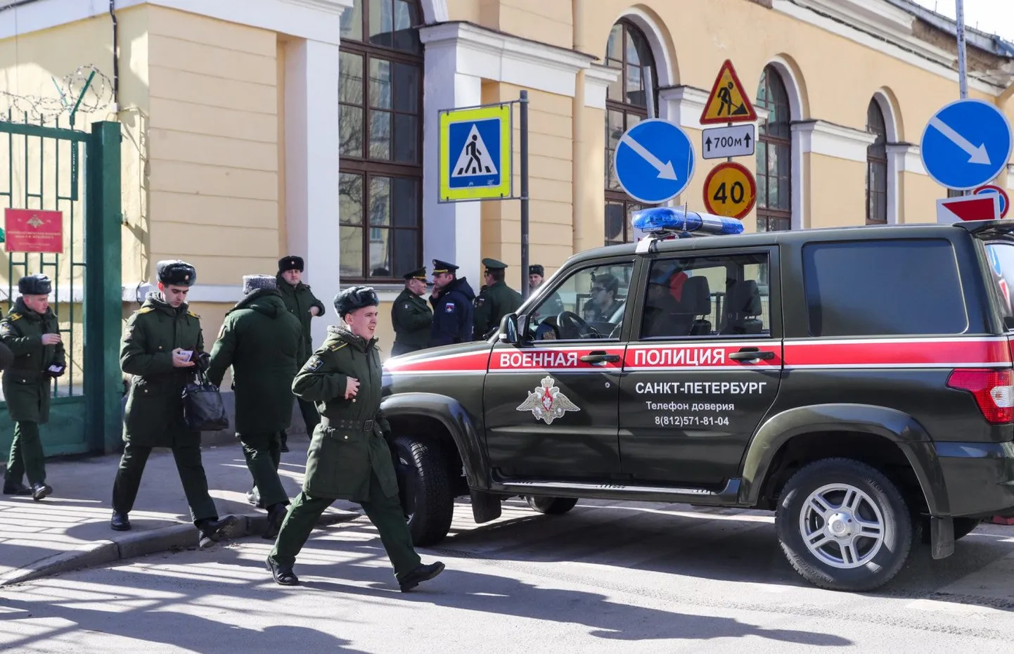 В военной академии Санкт-Петербурга прогремел взрыв