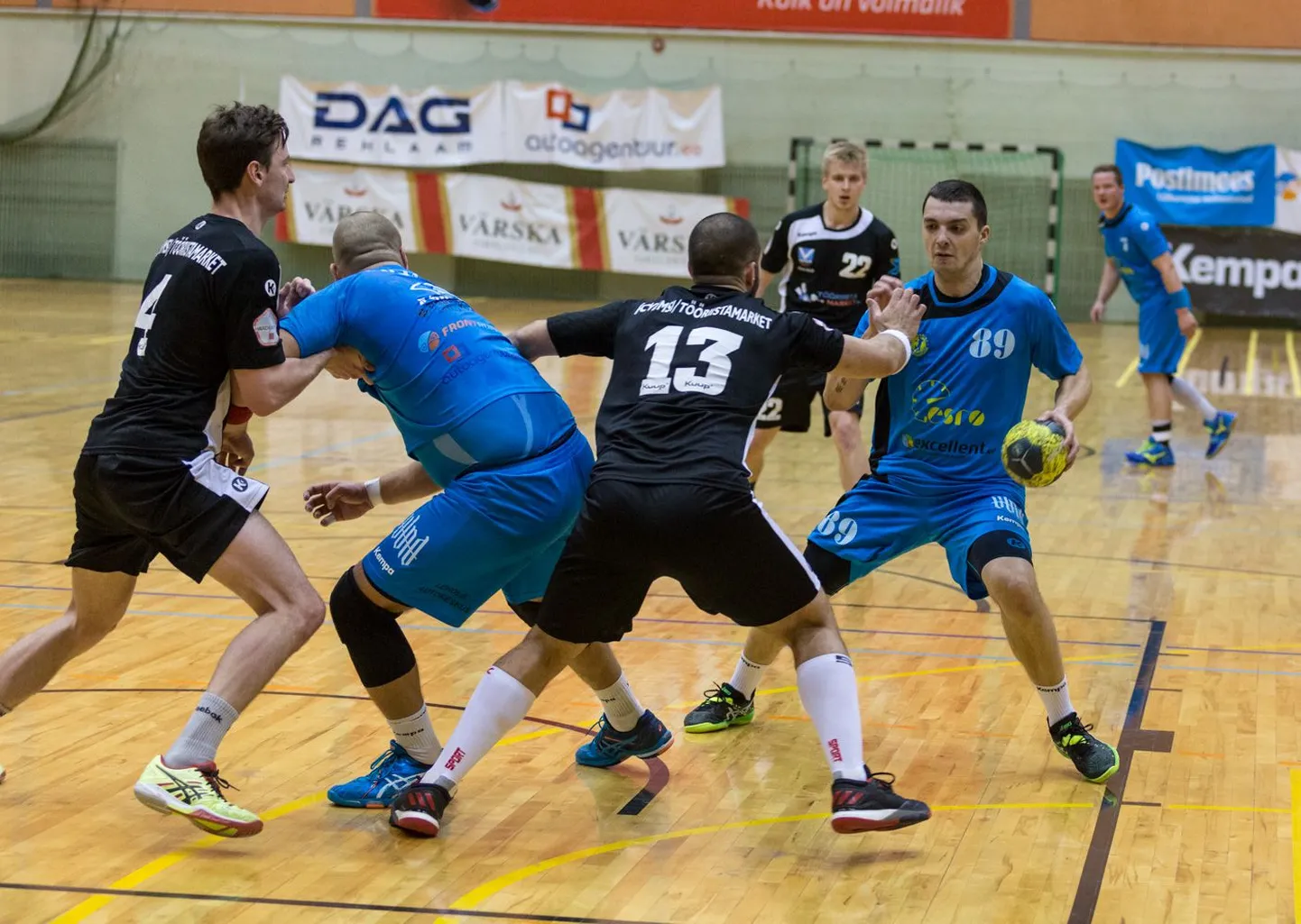 Viljandi HC ja HC Viimsi kohtumine käsipalli meistriliigas.
