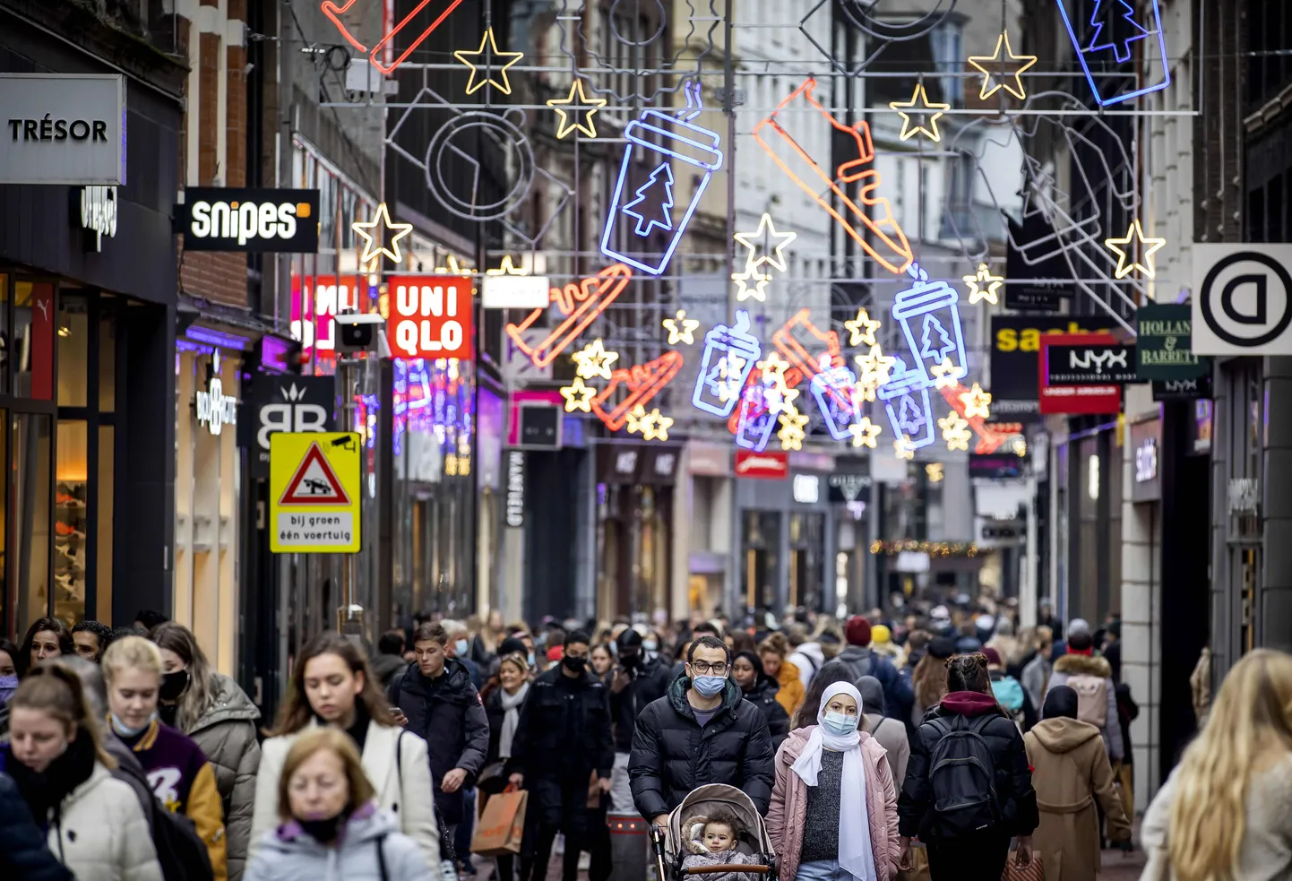 Amsterdami tänavapilt 27. novembril 2020