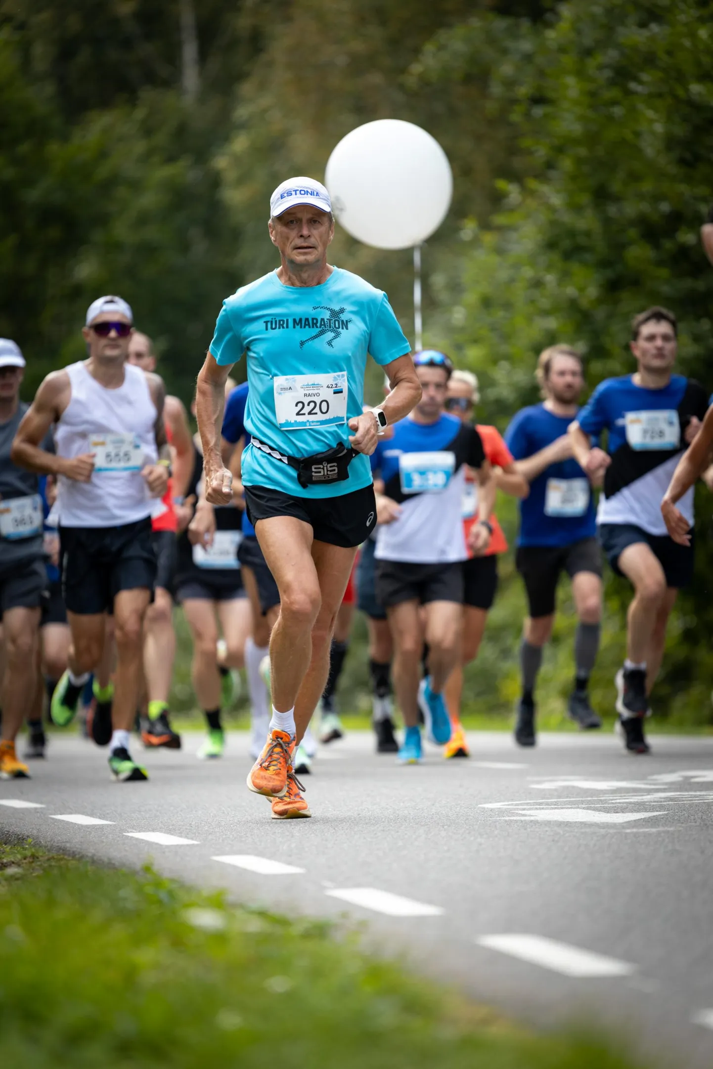 Raivo Raudsepp (nr 220) jooksis end Tallinna maratonil vanuseklassis M55 esikümnesse.