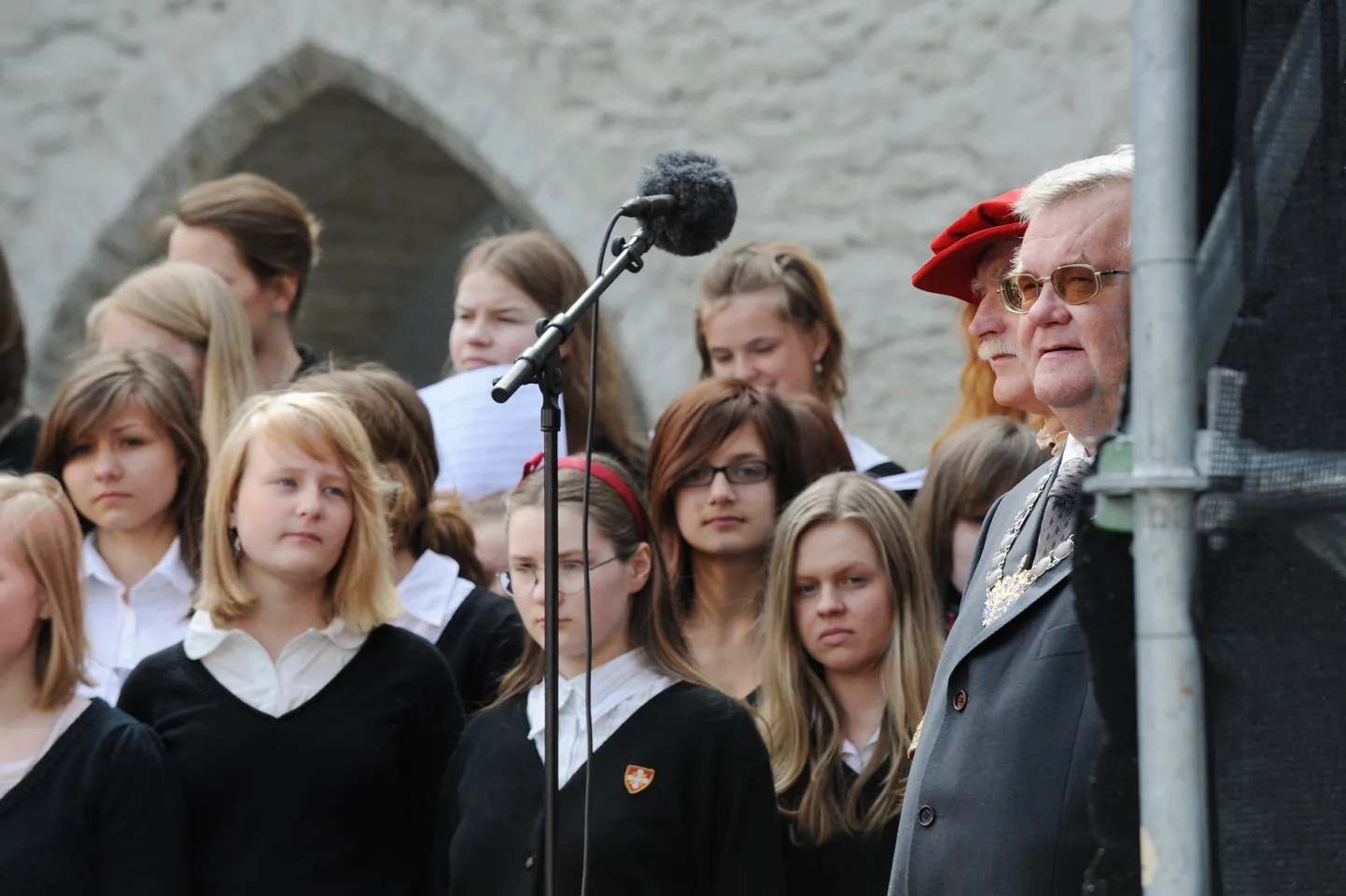 Mulluse Tallinna päeva avamine Raekoja platsil.