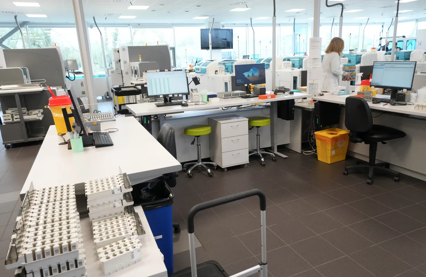 SIA "Centrālā laboratorija" jaunās automatizētās laboratorijas telpas, kas ir modernākās Baltijā.