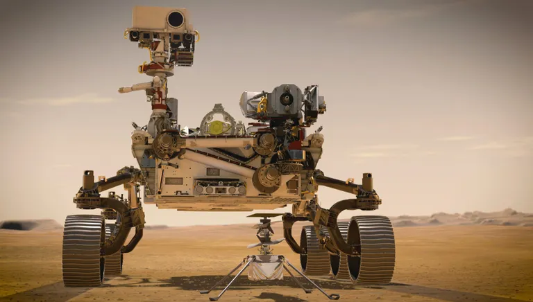 NASA Marsi kulgur Perseverance ja helikopter Ingenuity