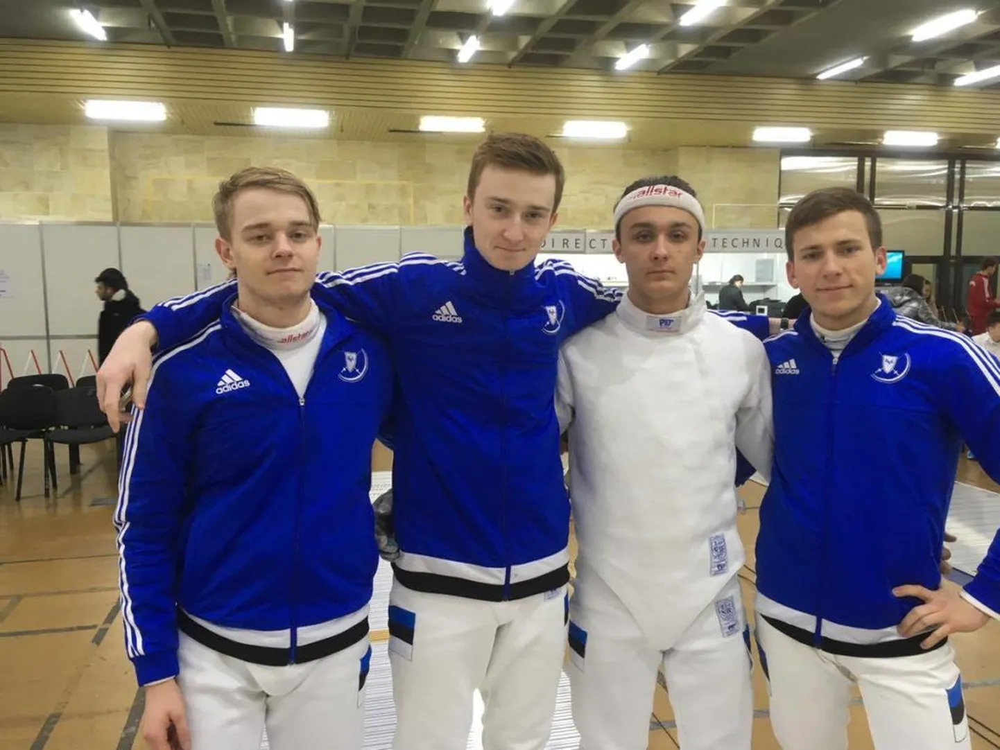 Vasakult: Ruslan Eskov, Filipp Djatšuk, Andzej Gedzo, Klim Gusarov.