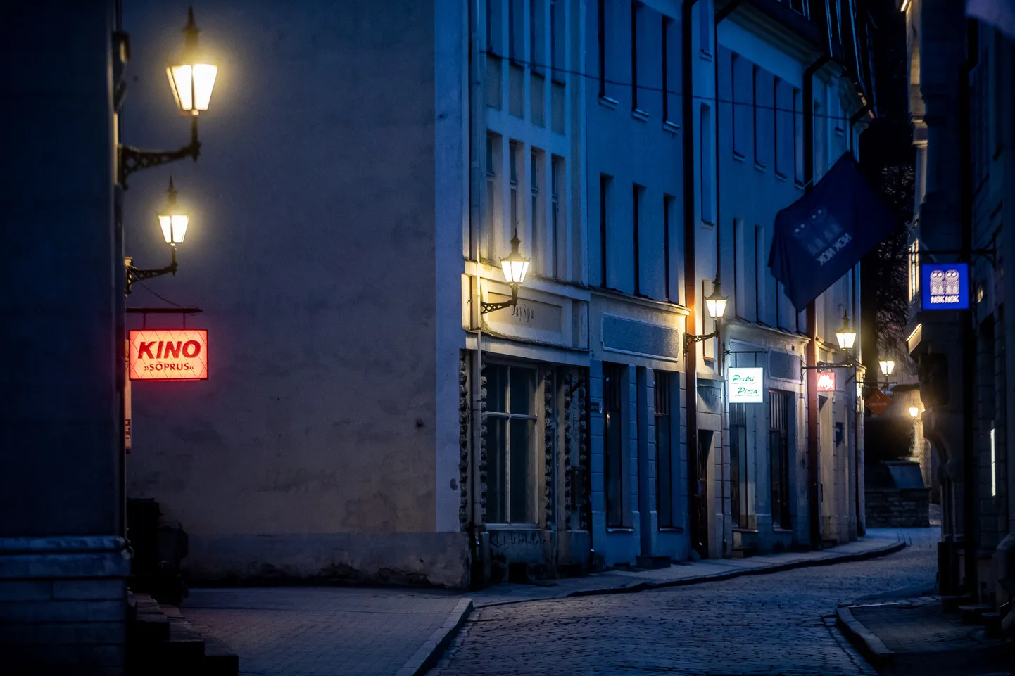 Inimtühi Tallinna vanalinn.