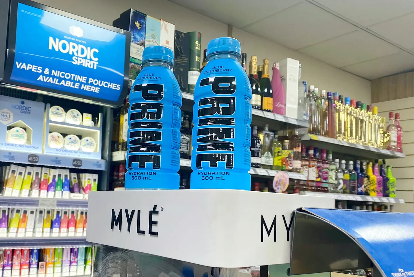 Soomes lained lööv ülipopulaarne Prime Hydration nimeline jook.