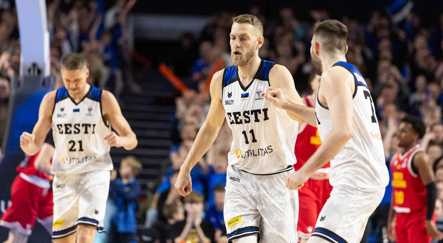 Janari Jõesaar (vasakul) ei mängi Leedu vastu.