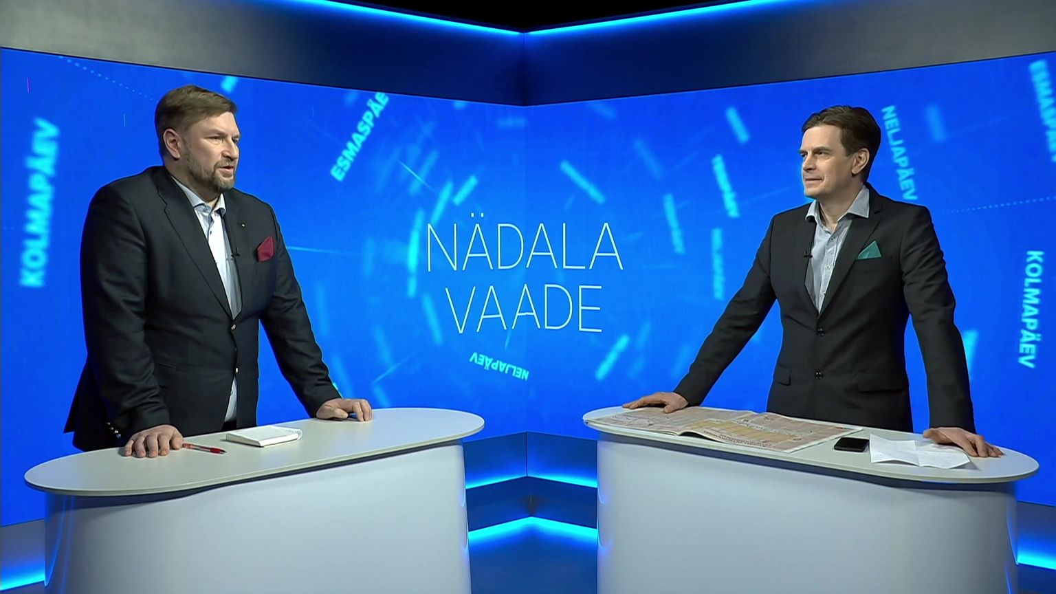 Marti Aavik ja Aivar Reinap saates "Nädala vaade"