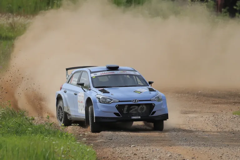 Jari Huttunen Rally Estonia testikatsel