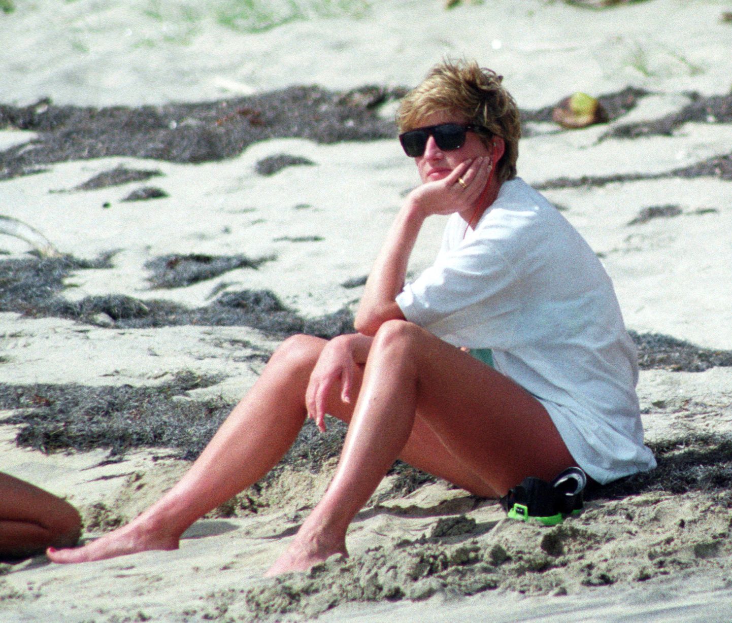Princess Diana 1993. aastal Nevise saarel.