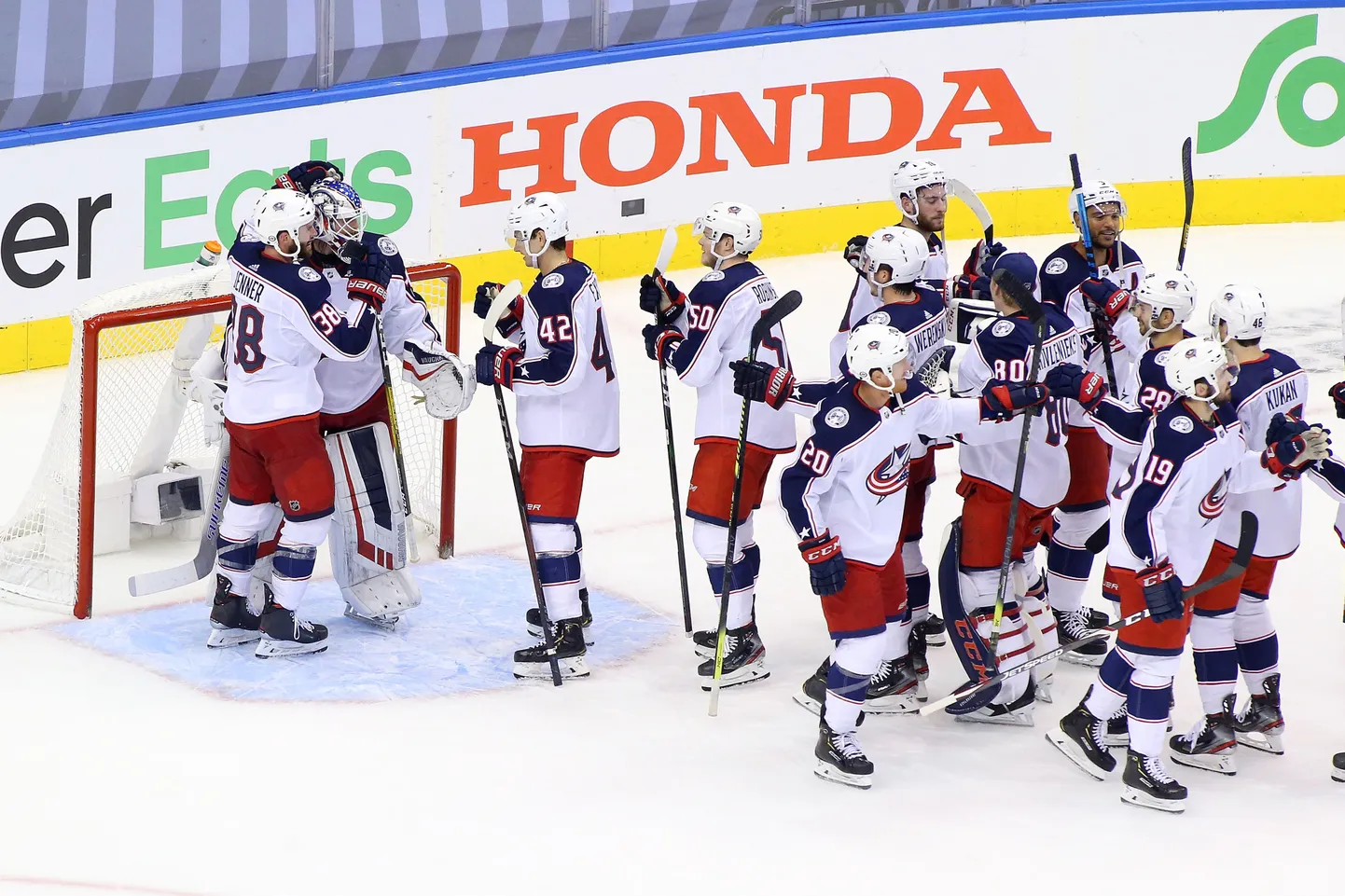 Kolumbusas "Blue Jackets" hokejisti