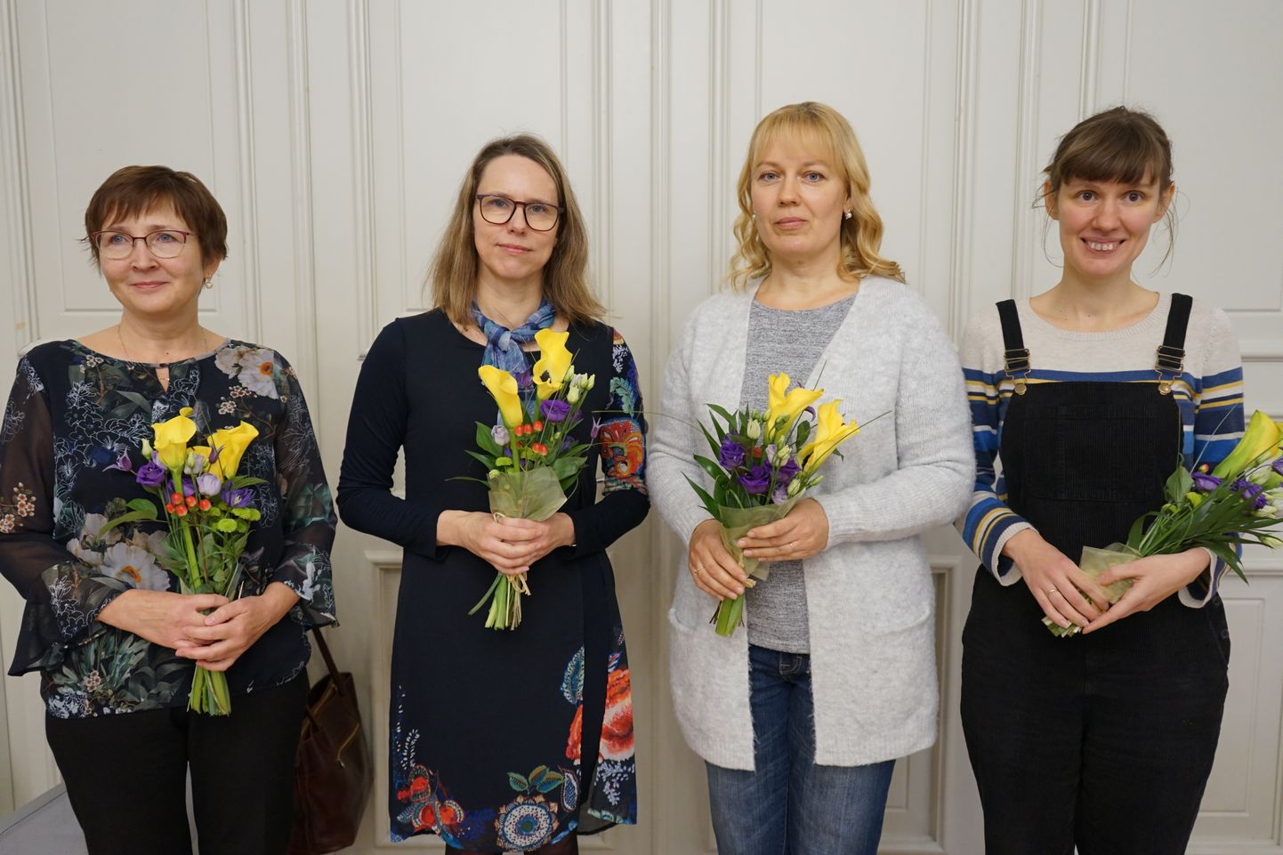 Lastejutuvõistluse võitjad (vasakult): Mari Teede, Helen Käit, Heidi Raba ja Maris Mändel.