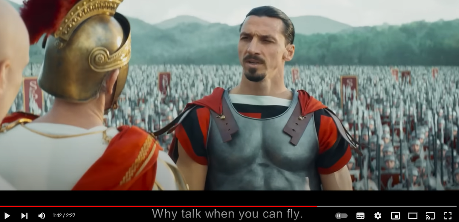 Rootsi jalgpallur Zlatan Ibrahimović kehastab filmis «Asterix and Obelix: The Middle Kingdom»  Vana-Rooma kindralit Caius Antivirust