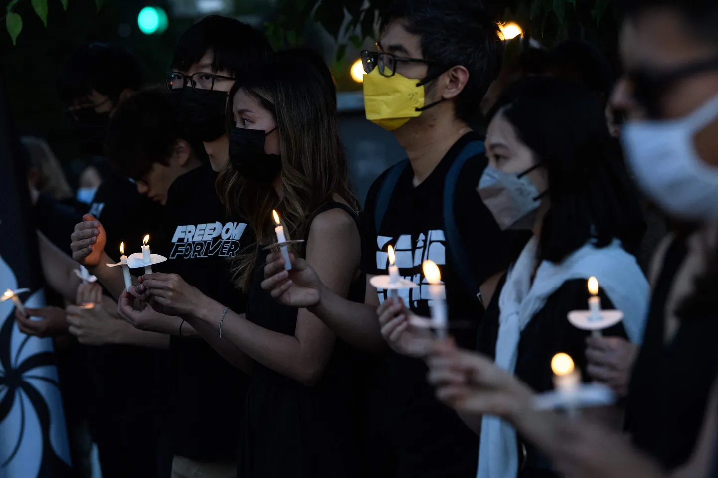 Tiananmeni väljaku veresauna mälestusüritus 3. juunil Washingtonis, kuhu kogunenud meenutasid 33 aastat tagasi Hiina sõdurite käe läbi hukkunud inimesi.