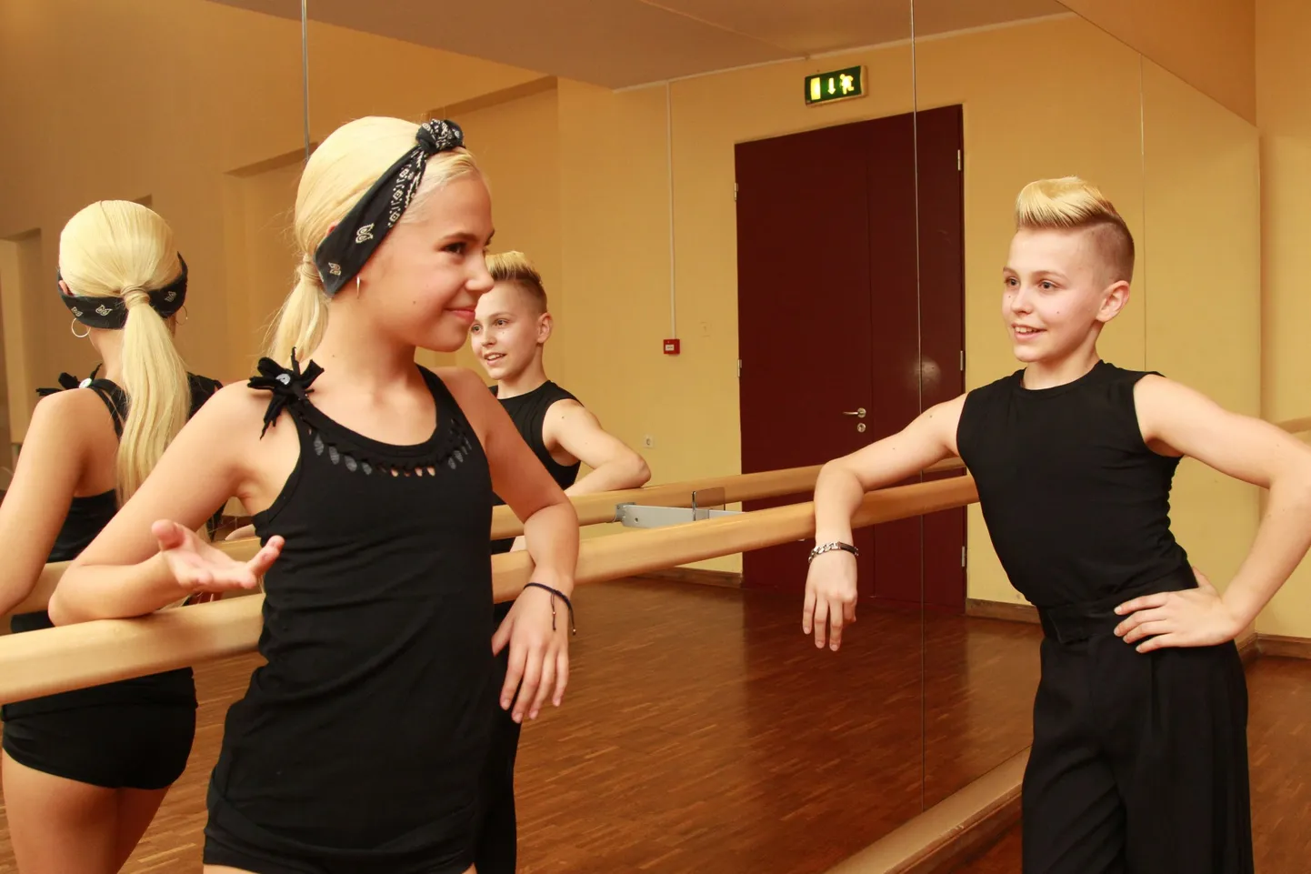 Amanda Rebeca Padar ja Robert Veide treeningsaalis.