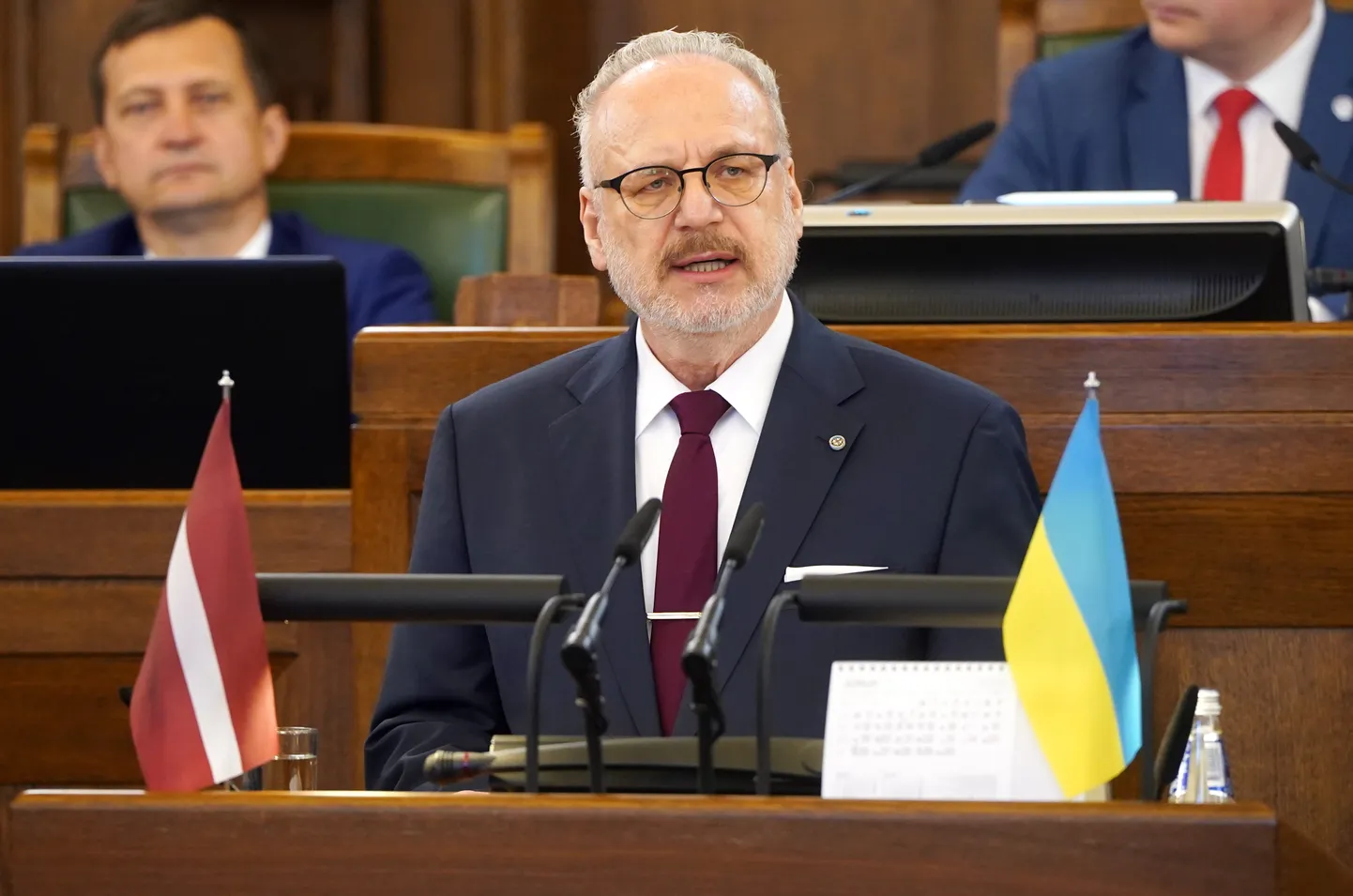 Levits pēdējā uzrunā parlamentam Valsts prezidenta amatā