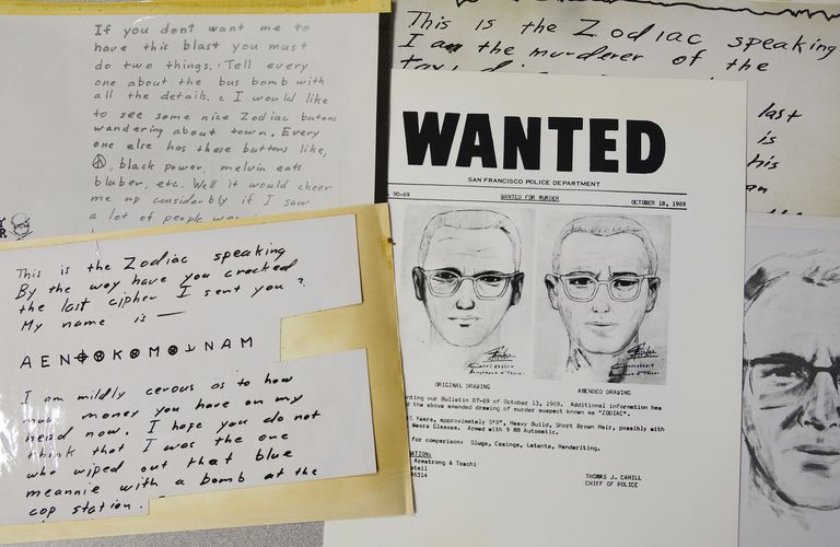 San Francisco politsei arhiivis olevad Zodiac Killeri poolt saadetud kirjad ja tagaotsimiskuulutus