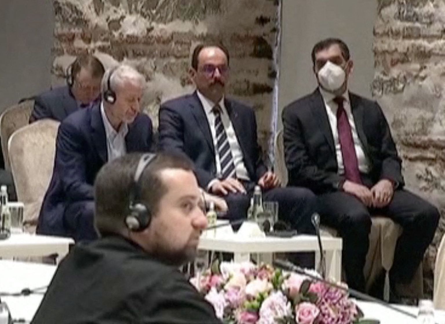 Venemaa miljardär Roman Abramovitš (vasakul taga) osales 29. märtsil Türgis Istanbulis Venemaa ja Ukraina rahuläbirääkimistel
