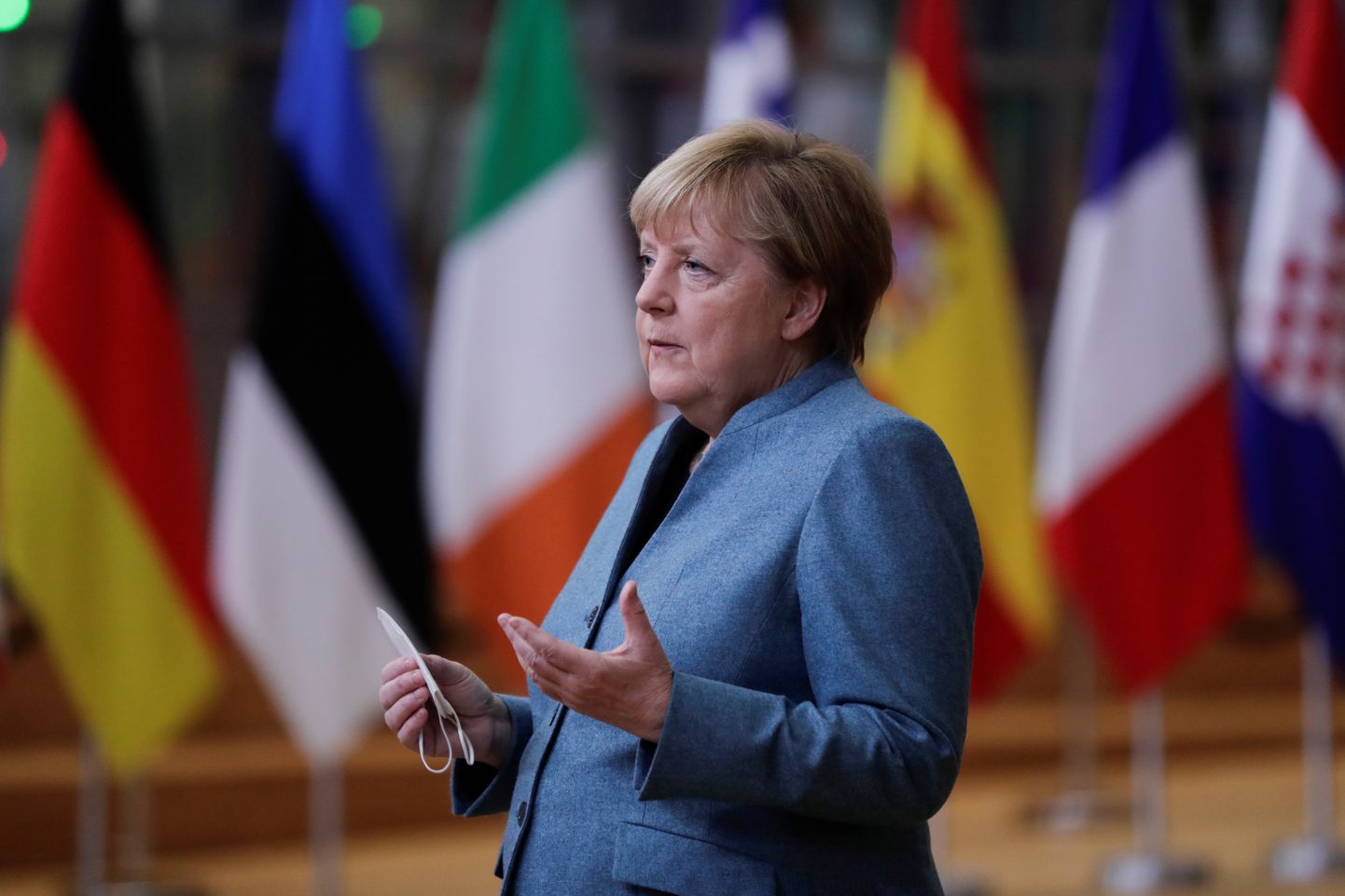 Angela Merkel Euroopa Ülemkogul.