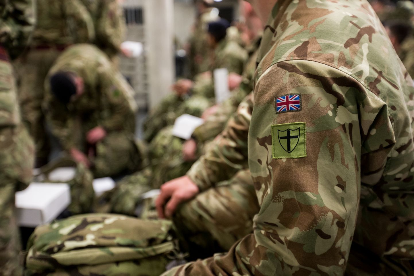 Briti sõdurid 2017. aastal Eestis.