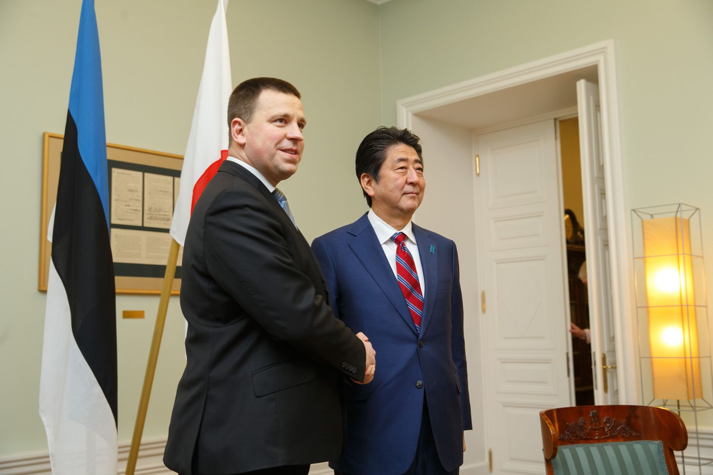 Peaminister Jüri Ratas kohtus täna Jaapani peaminister Shinzō Abega.