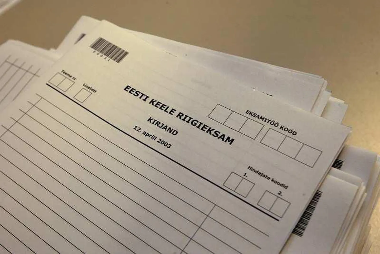 Riigieksami materjalid.