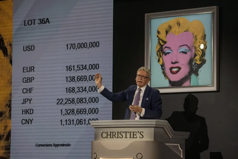 Andy Warholi maal Marilyn Monroest Christie'se oksjonil