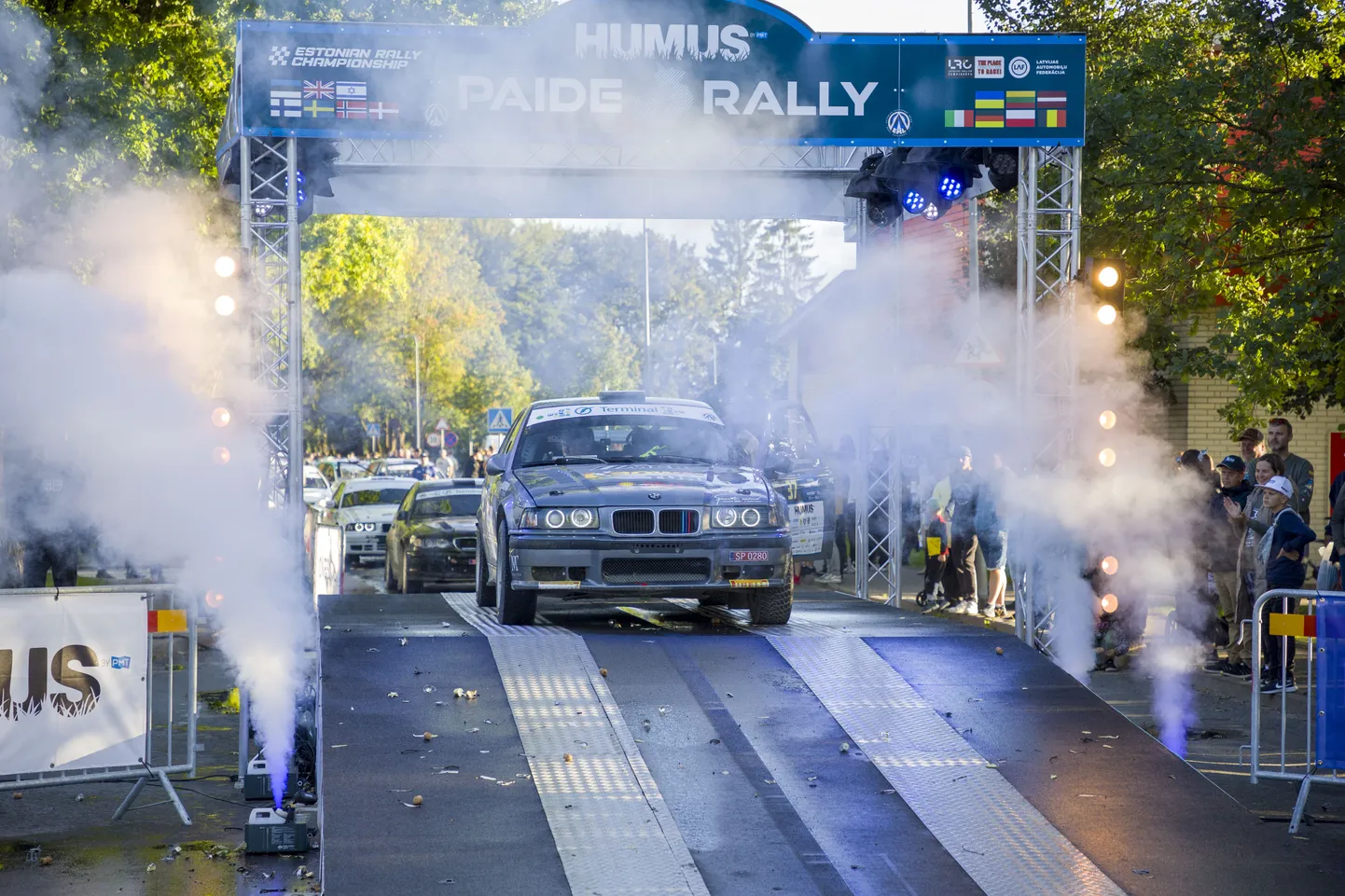 Paide rally poodium