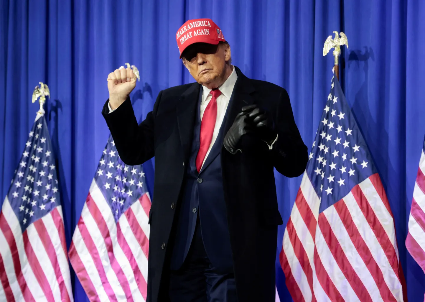 Donald Trump teeb valimiskampaaniat .