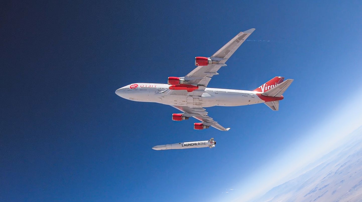 Virgin Orbit saatis raketi lennukilt kosmosesse