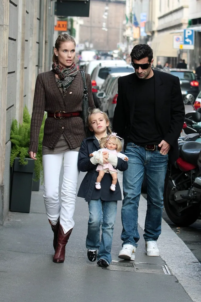 Luis Figo, Helen Svedin ja nende kõige noorem tütar Stella