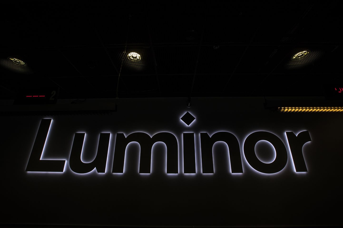 Luminor logo panga peakorteris  Tallinnas.