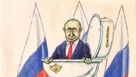 Путин стал похож на хорька, а ватников Эстонии не переделать: карикатурист Игорь Поночевный