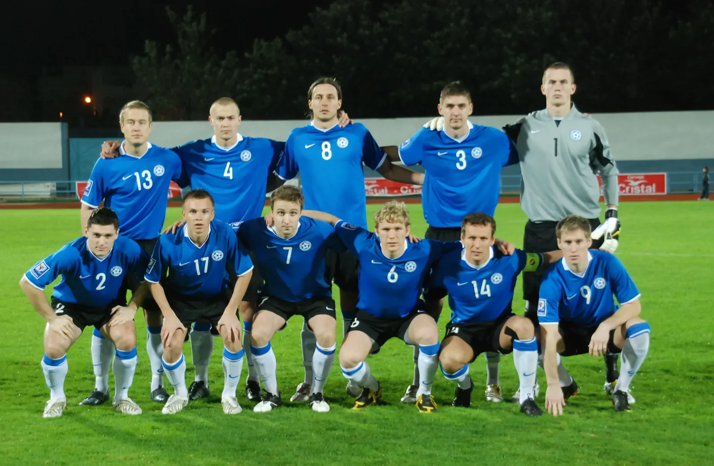 Eesti jalgpallikoondise algkoosseis kohtumiseks Angolaga.