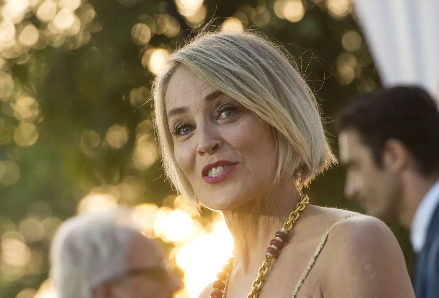 Näitlejanna Sharon Stone visati popist kohtinguäpist välja.