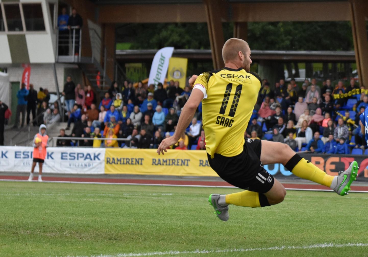 Kaimar Saag lõi mängu avavärava kohtumise teisel minutil.