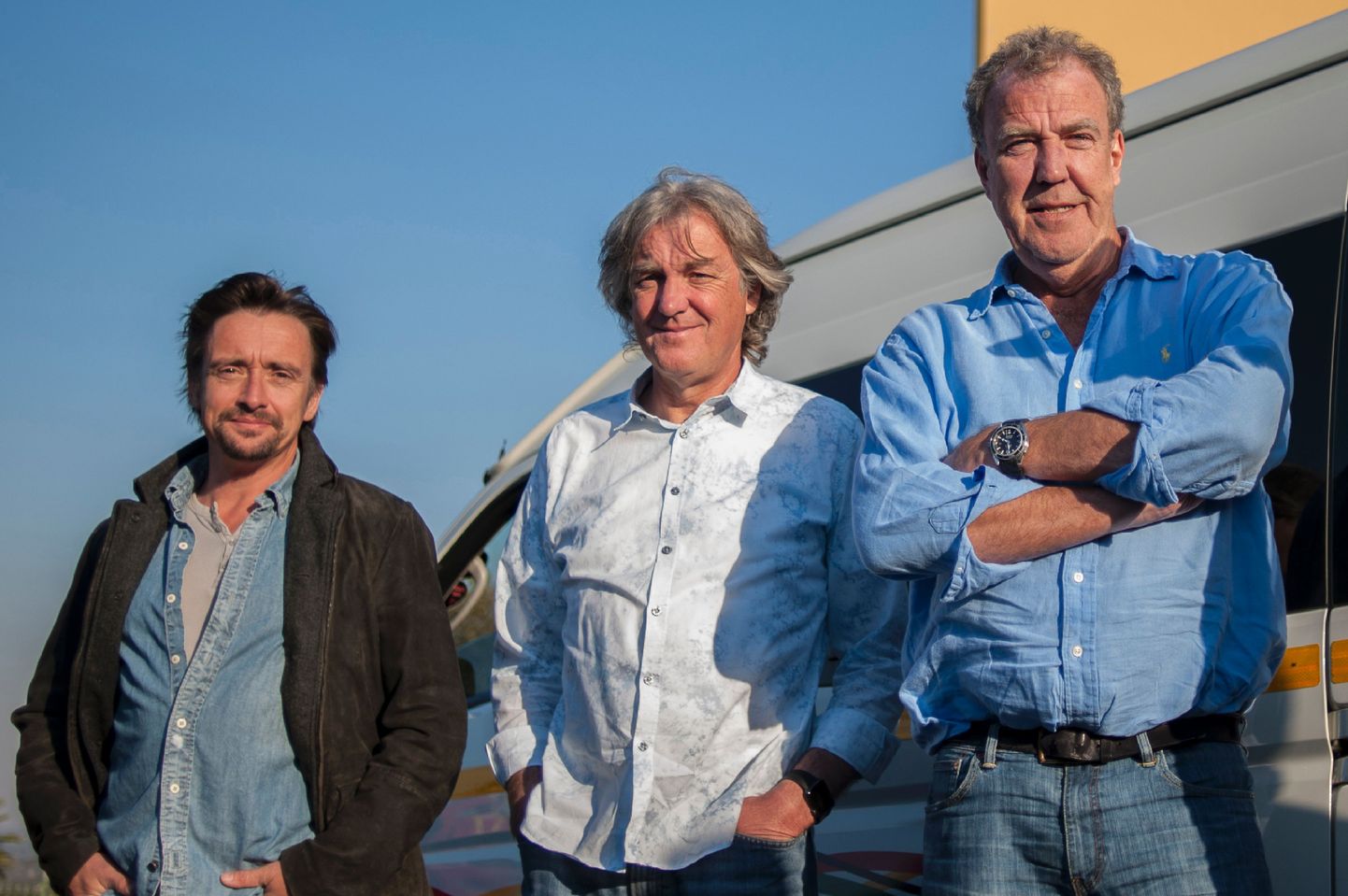 Vasakult paremale: Richard Hammond, James May ja Jeremy Clarkson 2016. aastal.