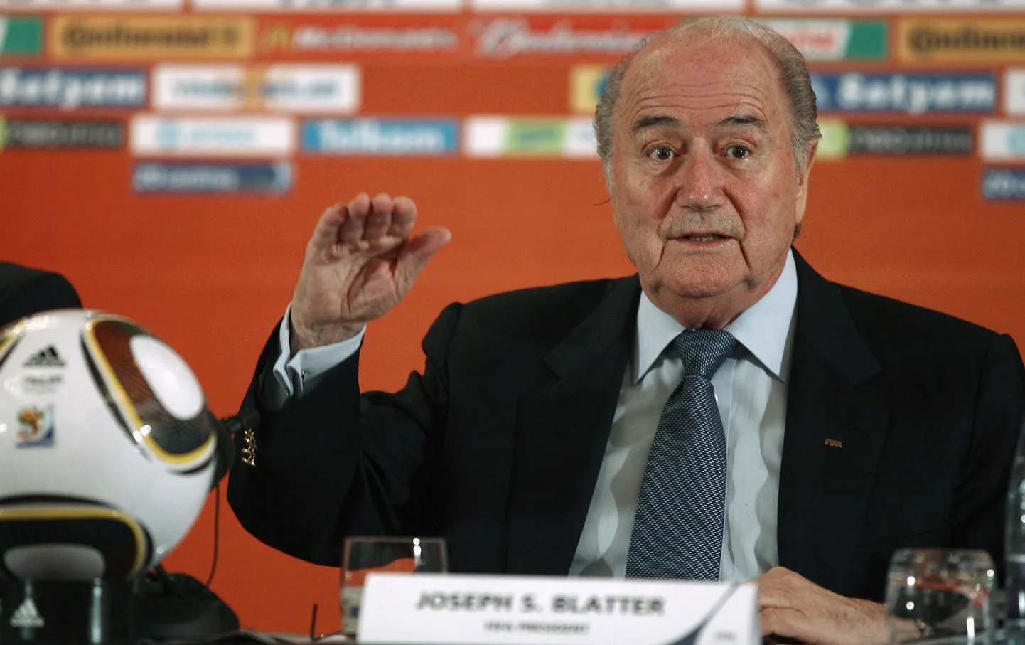FIFA president Sepp Blatter.